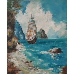 PICTURA IN ULEI PE PINZA Belu Tatiana - TB 03 50cm x 40 cm