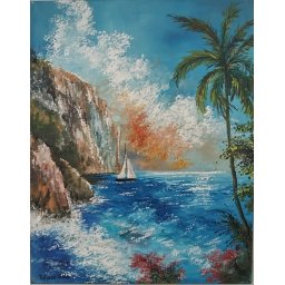 PICTURA IN ULEI PE PINZA Belu Tatiana - TB 04 50cm x 40 cm