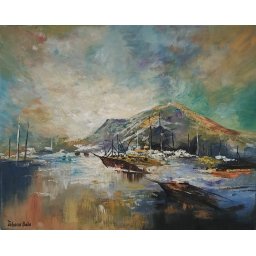 PICTURA IN ULEI PE PINZA Belu Tatiana - TB 08 50cm x 40 cm