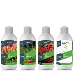 Pachet Fertilizare acvariu completa micro-macro-fier-carbo Plant Serum 4x100ml