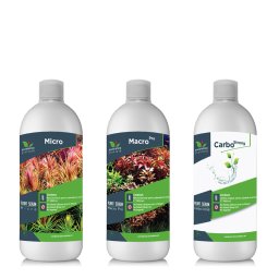 Pachet Fertilizare acvariu micro-macro Pro-carbo Plant Serum 3x100ml