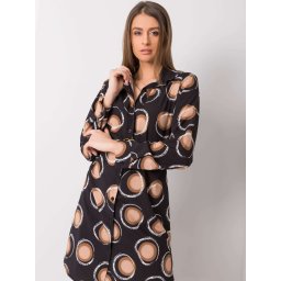Dress-DHJ-SK-12765.11-black-beige