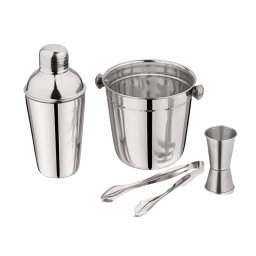 Set agitator cu frigider Kinghoff KH 1706, 4 piese, Pahar de masura, Ceste, Otel inoxidabil