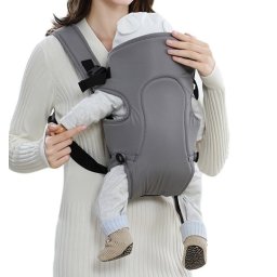 Marsupiu ergonomic pentru bebelusi, Full gri