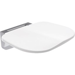 VITAL – Scaun de baie pliabil, montare pe perete, finisaj Bianco (NIV_A51B)