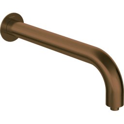 SILIA – Țeavă de duș, montare pe perete, 380 mm (NQS_C41K) Finisaj: Bronz periat✨