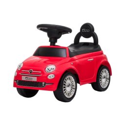 Bicicletă fără pedale Fiat 500 roșu