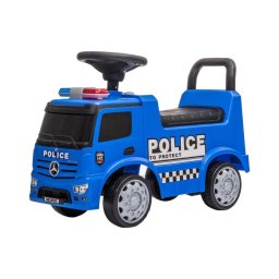 Bicicletă fără pedale Mercedes C-Class mașină de poliție, albastru