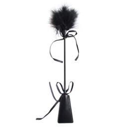 SuperLove Tickler & Riding Crop Black