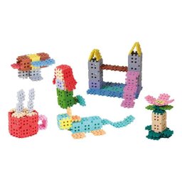 Blocuri de constructie Marioinex Waffle mini pastel, 500 pieces, varsta peste 2 ani