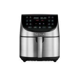 Friteuza aer cald Tesla AF701BX , 7 L, 1700W, Panou digital, 12 programe, Inox
