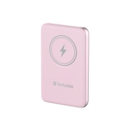 Baterie externa Power Bank Verbatim 10.000mAh Charge'n'Go PinkMagnetic Wireless