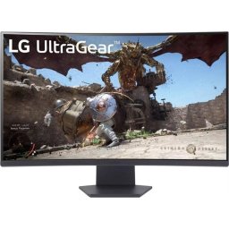 Monitor gaming curbat LED VA LG UltraGear 32GS60QC-B, 31.5", Full HD, 180Hz, AMD FreeSync, Negru, Clasa F