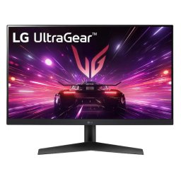 Monitor Gaming IPS LED LG 23.8" 24GS60F-B, Full HD (1920 x 1080), HDMI, DisplayPort, 180 Hz, 1 ms (Negru)