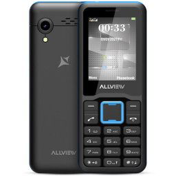 Telefon mobil Allview M30 Stark, Dual SIM, 32MB RAM, 32MB, 2G, 2,4 inch, microSD, bluetooth, radio, lanterna, 1,3 MP, Negru