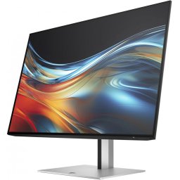 Monitor IPS LED HP 24" 724pn, WUXGA (1920 x 1200), HDMI, DisplayPort, Pivot, 5 ms, 100 Hz, Argintiu