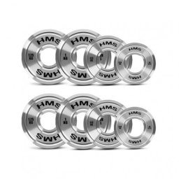 Set greutati olimpice otel HMS TOS 2 x 0.25 - 1.25 KG (6 KG)