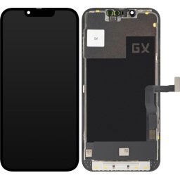 Piese si componente Display cu Touchscreen GX pentru Apple iPhone 13 Pro, cu Rama, Versiune OLED IC Movable, Negru