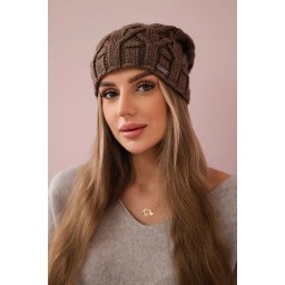 marka niezdefiniowana Cap with fleece Sonia K201 brown
