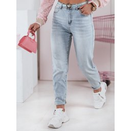 Blugi de damă cu croială mom fit LOVENOVA