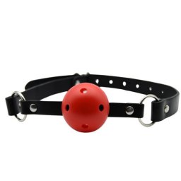 Bound to Play Calus Bila cu Gauri Rosu Gauri pentru Respiratie si Bila Pastrarea Linistii