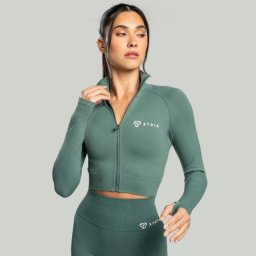 STRIX Women’s Seamless Cropped Top Moss L