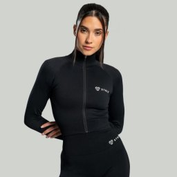 STRIX Top pentru femei Cropped Seamless Black L