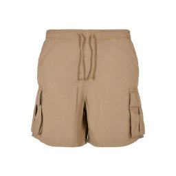 Urban Classics Pantaloni cu buzunare bej închis