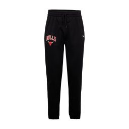 NEW ERA Pantaloni 'NBA ESSENTIALS CHIBUL' roșu / negru / alb