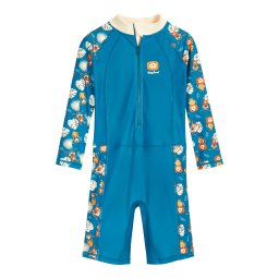 PLAYSHOES Protecție UV 'Dschungel' crem / galben / verde petrol / portocaliu