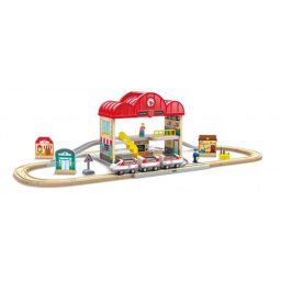 Set trenulet cu gara portabil HAPE