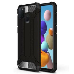 Husa Husa pentru Samsung Galaxy A21s - Techsuit Hybrid Armor - Black