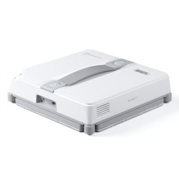 Aspirator de curatat geamuri Grey Ecovacs, tehnologie WIN-SLAM 3.0, putere de aspirare 3200Pa, capacitate rezervor apa 60ml, pad microfibra, 3 moduri de curatare, alb