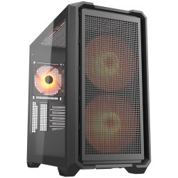 Carcasa CGR-5GC9B-RGB, Fara sursa, Mini Tower, Mini ITX, Micro ATX, Negru