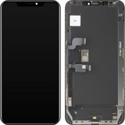 Piese si componente Display cu Touchscreen GX pentru Apple iPhone XS Max, cu Rama, Versiune OLED, Negru