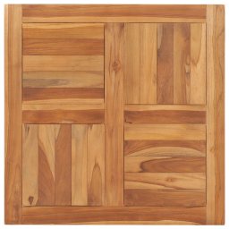 Blat de masa, 70 x 70 x 2,5 cm, lemn masiv de tec GartenMobel Dekor