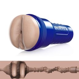 Fleshlight Boost Blast Fund Hiper-realist Complet Nou Culoare Deschisa Senzatie Intensa de Suctiune + GRATUIT Lubrifiant Fleshlight 30 ml