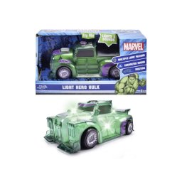JADA MARVEL MASINUTA LIGHT HERO HULK CU SUNETE SI LUMINI SCARA 1:32