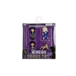 JADA WEDNESDAY SET 4 FIGURINE METALICE 6.5CM