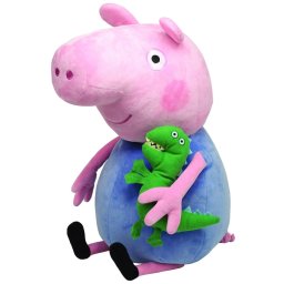 PLUS TY 38CM BEANIE BUDDIES PEPPA PIG GEORGE