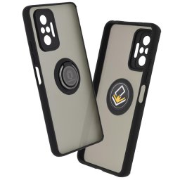 Husa Husa pentru Xiaomi Redmi Note 10 Pro / Note 10 Pro Max - Techsuit Glinth - Black