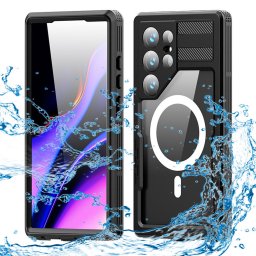 Husa Husa pentru Samsung Galaxy S24 Ultra - ShellBox Waterproof IP68 Case - Black
