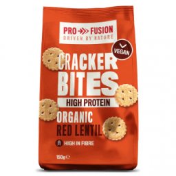 Crackers proteici cu faina de linte rosie bio 150g Profusion