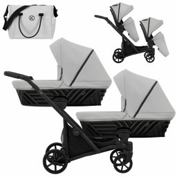 Carucior 2in1 pentru gemeni Ivento Duo Kunert