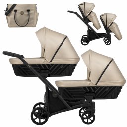 Carucior 2in1 pentru gemeni Ivento Duo Kunert