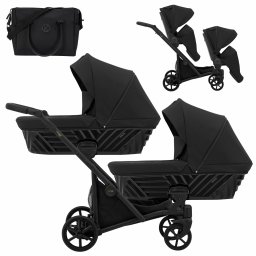 Carucior 2in1 pentru gemeni Ivento Duo Kunert