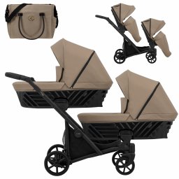 Carucior 2in1 pentru gemeni Ivento Duo Kunert