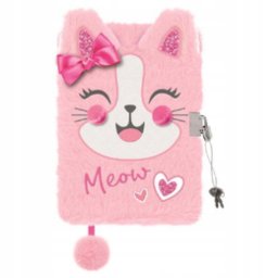 Jurnal cu Lacat, Plusat, St.Majewski, My Little Friend Happy Cat A5, 96 foi Dictando