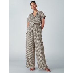 Willa Pantaloni 'Sky' crem / negru