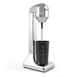 Mixer frappe Oliver Voltz OV51163D, 100W, 2 viteze, Metal, Crom/Negru